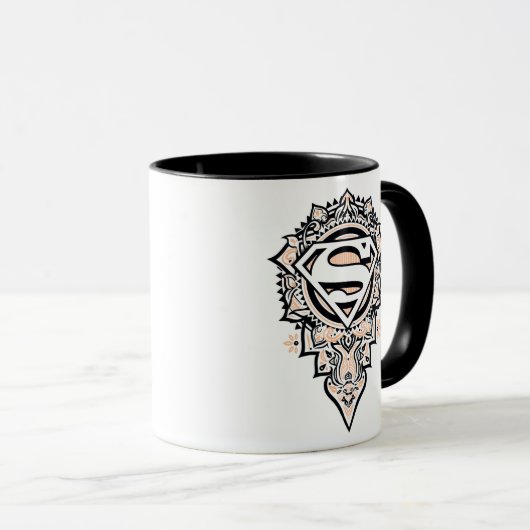 Supergirl Mandala Graphic Tasse (VorderseiteRechts)