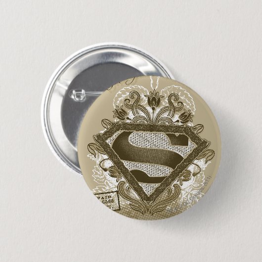 Supergirl Metropolis Ballet Brown Button (Vorne & Hinten)