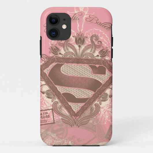 Supergirl Metropolis Ballett rosa Case-Mate iPhone Hülle (Rückseite)