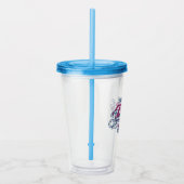 Supergirl Metropolis Sportathletik Grafik Acryltrinkbecher (Rechts)