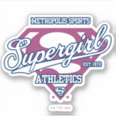 Supergirl Metropolis Sportathletik Grafik Aufkleber (Vorderseite)