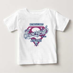 Supergirl Metropolis Sportathletik Grafik Baby T-shirt