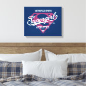 Supergirl Metropolis Sportathletik Grafik Leinwanddruck (Insitu (Schlafzimmer))