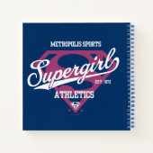 Supergirl Metropolis Sportathletik Grafik Notizblock (Rückseite)