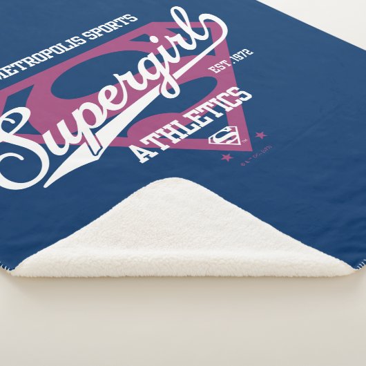 Supergirl Metropolis Sportathletik Grafik Sherpadecke (3/4)