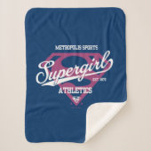 Supergirl Metropolis Sportathletik Grafik Sherpadecke (Vorderseite)