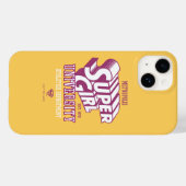 Supergirl Metropolis University Athletics Dept. Case-Mate iPhone Hülle (Rückseite (Horizontal))