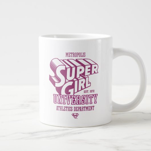 Supergirl Metropolis University Athletics Dept. Jumbo-Tasse (Rechts)