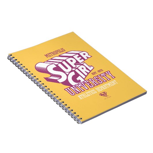 Supergirl Metropolis University Athletics Dept. Notizblock (Rechte Seite)