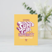Supergirl Metropolis University Athletics Dept. Postkarte (Stehend Vorderseite)