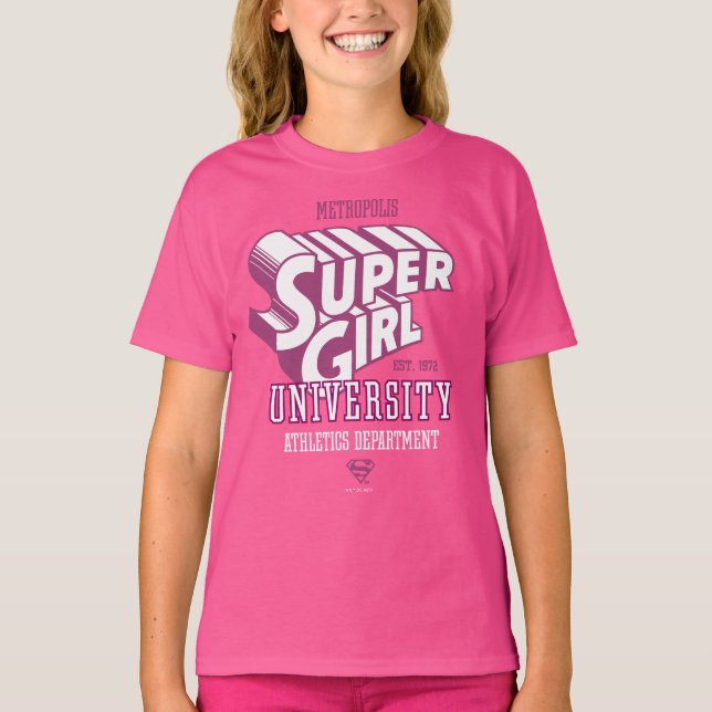 Supergirl Metropolis University Athletics Dept. T-Shirt (Vorderseite)