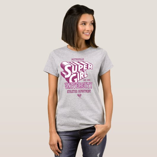 Supergirl Metropolis University Athletics Dept. T-Shirt (Vorne ganz)