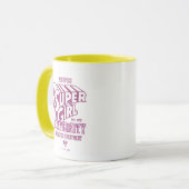 Supergirl Metropolis University Athletics Dept. Tasse (Vorderseite Links)