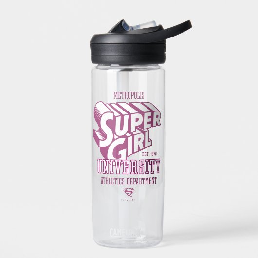 Supergirl Metropolis University Athletics Dept. Trinkflasche (Links)