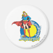 Supergirl mit Logo Magnet (Vorne)