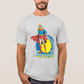 Supergirl mit Logo T-Shirt (Vorderseite)