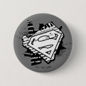 Supergirl Newsprint S-Shield Button (Vorderseite)