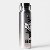 Supergirl Newsprint S-Shield Trinkflasche (Vorne)