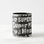 Supergirl Not Text Zweifarbige Tasse (Mittel)