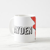 Supergirl on the Move Kaffeetasse (Vorderseite Links)