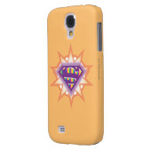 Supergirl Orange Sternexplosion Case-Mate Samsung Galaxy Hülle (Rückseite Links)