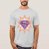 Supergirl Orange Sternexplosion T-Shirt (Vorderseite)