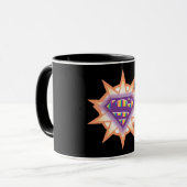 Supergirl Orange Sternexplosion Tasse (Vorderseite Links)