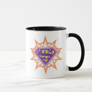 Supergirl Orange Sternexplosion Tasse