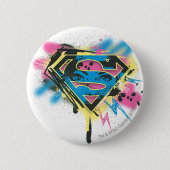 Supergirl Paint and Spills Button (Vorderseite)