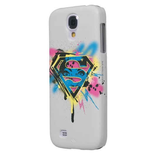 Supergirl Paint and Spills Case-Mate Samsung Galaxy Hülle (Rückseite Links)