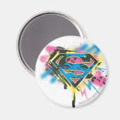 Supergirl Paint and Spills Magnet (Vorderseite/Rückseite)