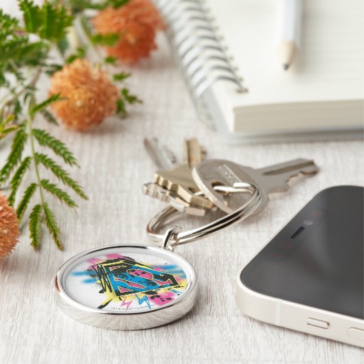 Supergirl Paint and Spills Schlüsselanhänger (Seite)