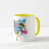 Supergirl Paint and Spills Tasse (VorderseiteRechts)