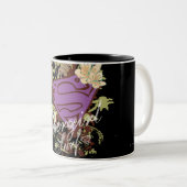 Supergirl Palm Trees Zweifarbige Tasse (VorderseiteRechts)