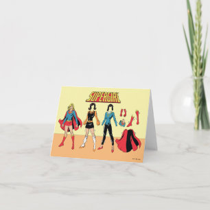 Supergirl Paper Doll Graphic
