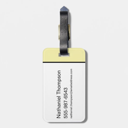 Supergirl Paper Doll Graphic Gepäckanhänger (Rückseite vertikal)