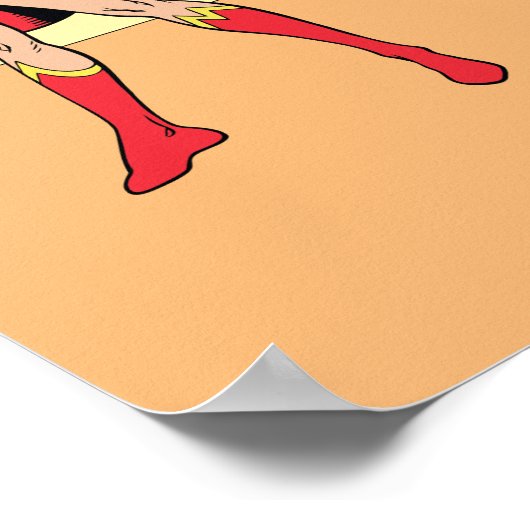 Supergirl Paper Doll Graphic Poster (Ecke)