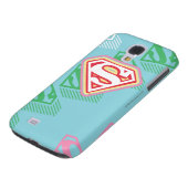 Supergirl Pastel Repeat Pattern Case-Mate Samsung Galaxy Hülle (unten)