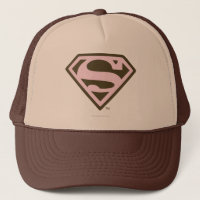 Supergirl Pink and Brown Logo