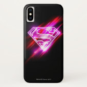 Supergirl Pink Case-Mate iPhone Hülle (Rückseite)
