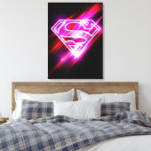 Supergirl Pink Leinwanddruck (Insitu (Schlafzimmer))