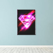 Supergirl Pink Leinwanddruck (Insitu (Holzboden))