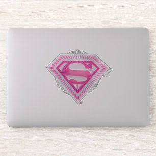 Supergirl Pink Logo Aufkleber