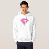 Supergirl Pink Logo Hoodie (Vorne ganz)