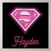 Supergirl Pink Logo Poster (Vorne)