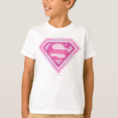 Supergirl Pink Logo T-Shirt (Vorderseite)