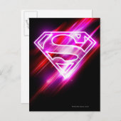 Supergirl Pink Postkarte (Vorne/Hinten)