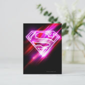 Supergirl Pink Postkarte (Stehend Vorderseite)