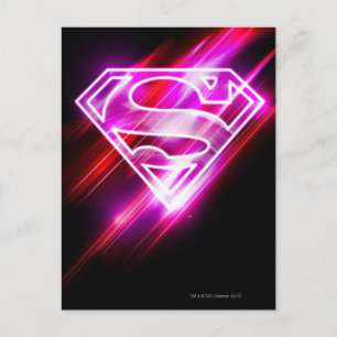 Supergirl Pink Postkarte