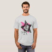 Supergirl Pink Spray Paint Star T-Shirt (Vorne ganz)